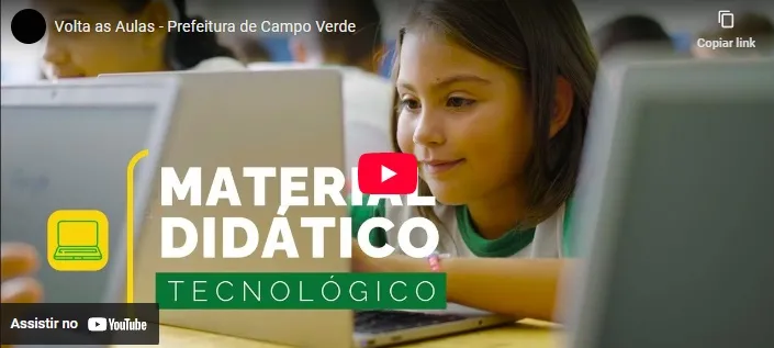 Volta às aulas - Prefeitura de Campo Verde