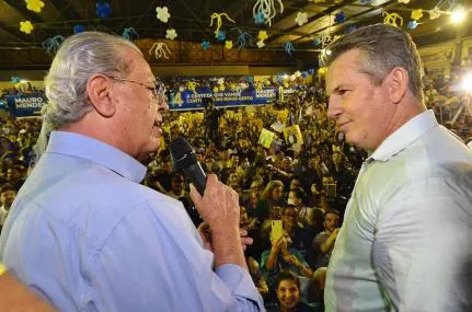 Mauro Mendes e Jayme Campos têm histórico de discórdias