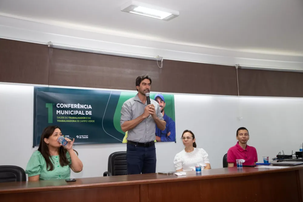Campo Verde realiza Conferência Municipal da Saúde do Trabalhador e da Trabalhadora