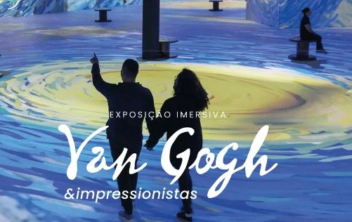 Exposição Imersiva Van Gogh & Impressionistas no Shopping Estação