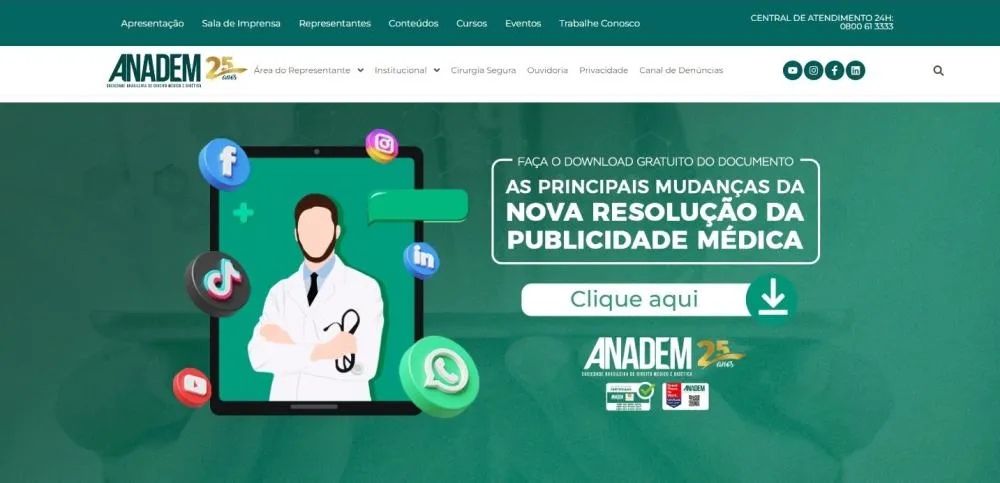 Trabalho do oncologista vai além do tratamento da doença, diz Anadem