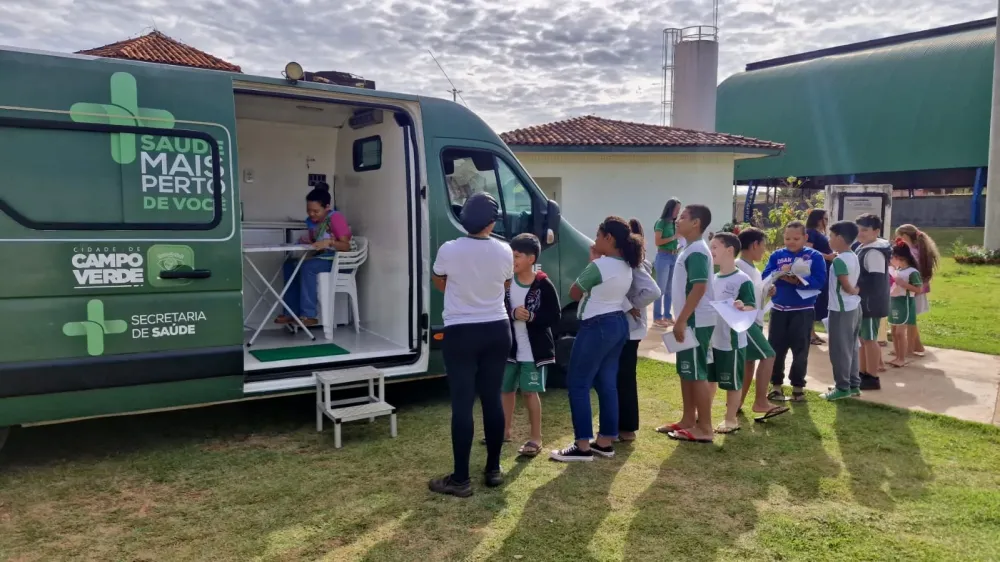 Secretaria Municipal de Saúde imuniza 1,2 mil crianças em creches e escolas municipais