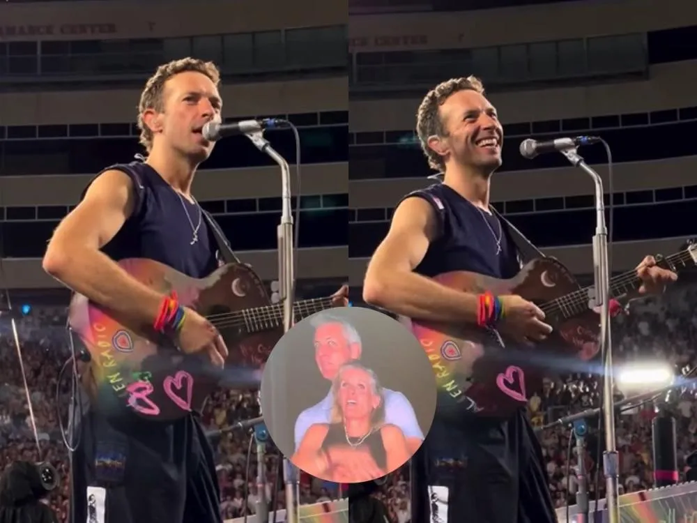 Após escândalo de CEO, vocalista do Coldplay decide avisar sobre “câmera do beijo” A polêmica envolvendo a “câmera do beijo” durante um show do Coldplay viralizou nas redes sociais