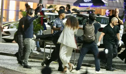Vale Tudo: gravação da morte de Odete Roitman agita porta de hotel no Rio
