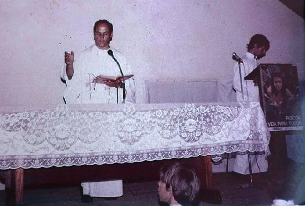 Padre Enzo Gabrieli vem da Itália a Mato Grosso para celebrar missa e falar sobre beatificação do Padre Nazareno