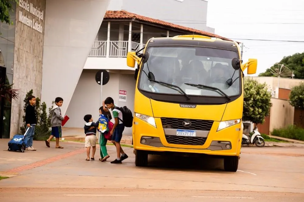 Ônibus do transporte escolar de Campo Verde percorreram 6,5 mil km por dia em 2025