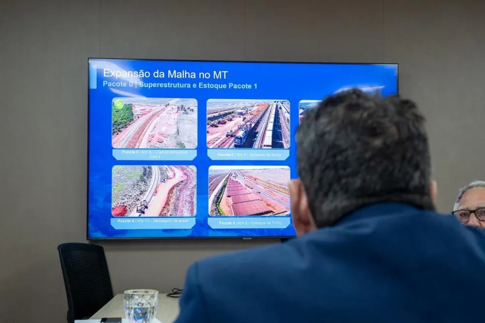 Dr. João recebe representantes da Rumo e reforça pedido por ida de ferrovia para Tangará e região do Parecis