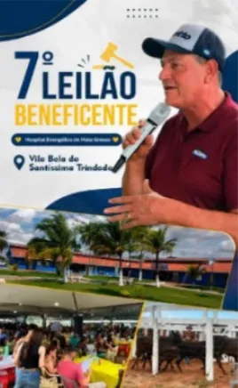 Participei do leilão beneficente em apoio ao Hospital Evangélico de Mato Grosso, uma instituição que realiza um trabalho fundamental em favor da saúde da população.