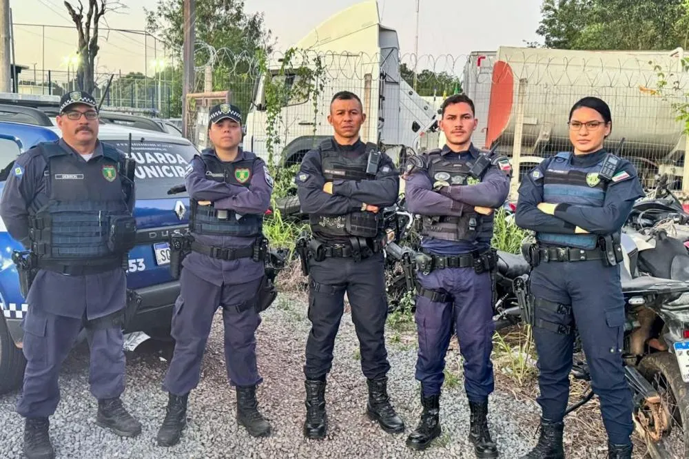 Guarda Municipal recupera motocicleta furtada e descobre possível desmanche de veículos em Várzea Grande