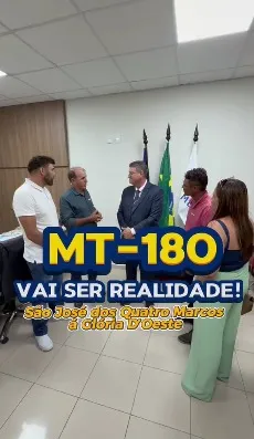 A pavimentação da MT-180 é um compromisso garantido e vai sair do papel!