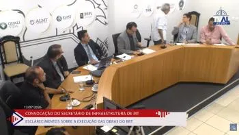 OBRAS ATRASADAS DO MODAL Vídeo - Secretário deixa audiência do BRT na AL; 'isso vai me infartar'