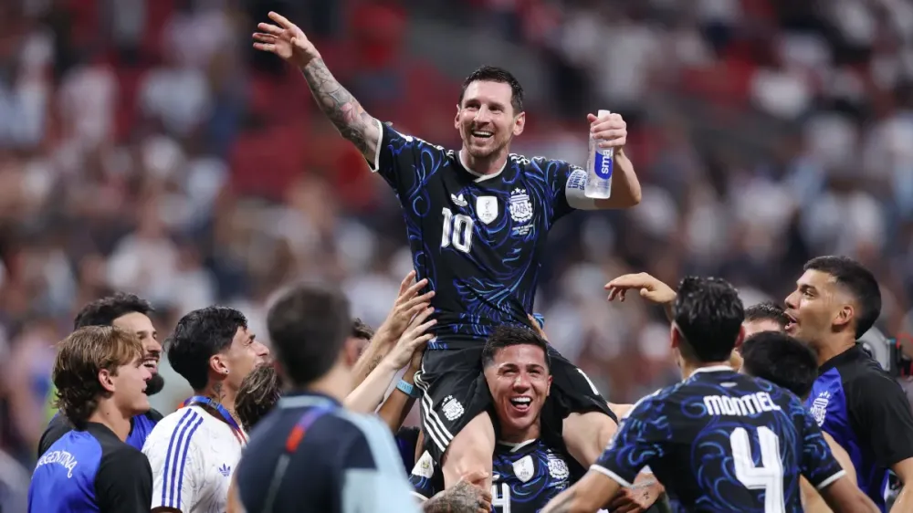Messi orquestra Argentina em última Copa: “Sabia que estaria à altura” Argentina e Espanha se enfrentam na final do Mundial 2026 neste domingo (19), no MetLife Stadium, às 16h (horário de Brasília), em Nova Jersey, nos Estados Unidos