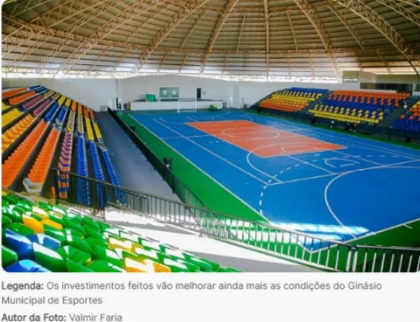 Melhorias no Ginásio Municipal de Esportes serão inauguradas nesta sexta-feira