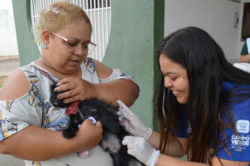 Saúde imunizou mais de 5,4 mil animais no “Dia D de Vacinação contra a raiva