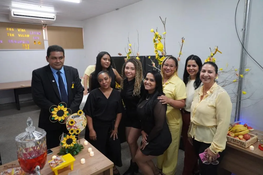 Presidente Wanderley Cerqueira acompanha ação da Sala da Mulher pelo Setembro Amarelo