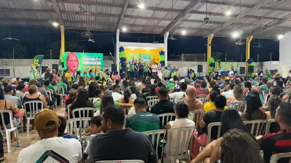 Coronel Fernanda e Faissal reúnem mais de 2,5 mil pessoas em Cuiabá na reta final da campanha