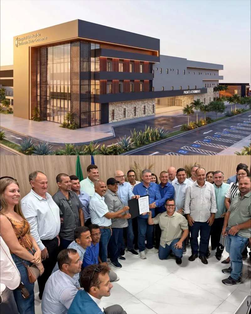 Governador de MT e deputado Moretto anunciam licitação para a construção do novo hospital de Pontes e Lacerda