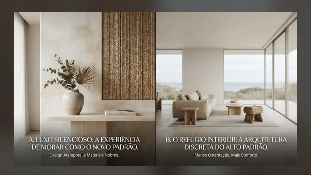 Coluna Anamaria: O novo morar: como o luxo silencioso substitui a ostentação na arquitetura de alto padrão