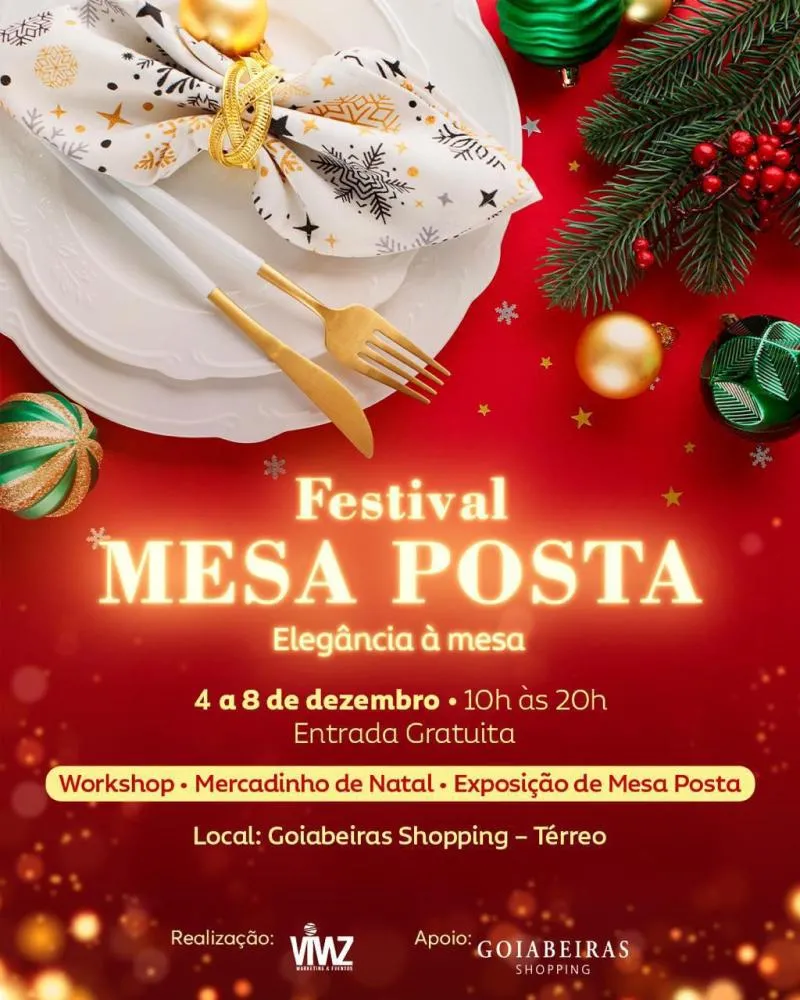 Festival Mesa Posta: inspire-se para para as festas de fim de ano.