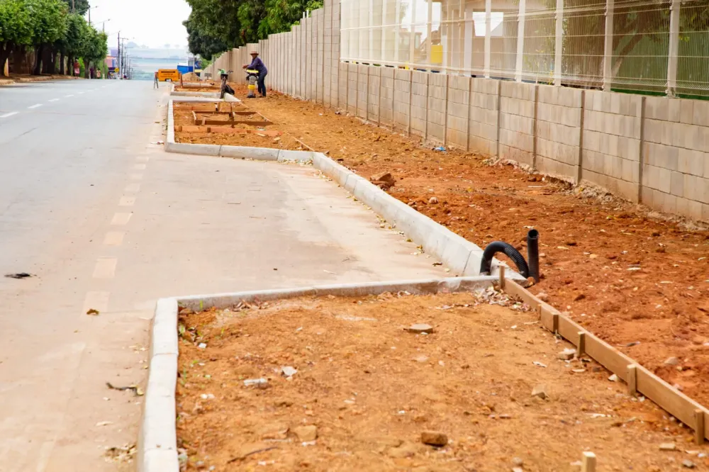 Intervenções darão novo aspecto ao início da Avenida São Lourenço