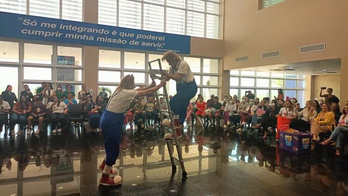 Apresentação circense encerra programação da Semana da Criança do Hospital MetropolitanoO Hospital Metropolitano Dom José Maria Pires, unidade da rede estadual de saúde gerenciada pela Fundação Paraibana de Gestão em Saúde (PB Saúde), 
