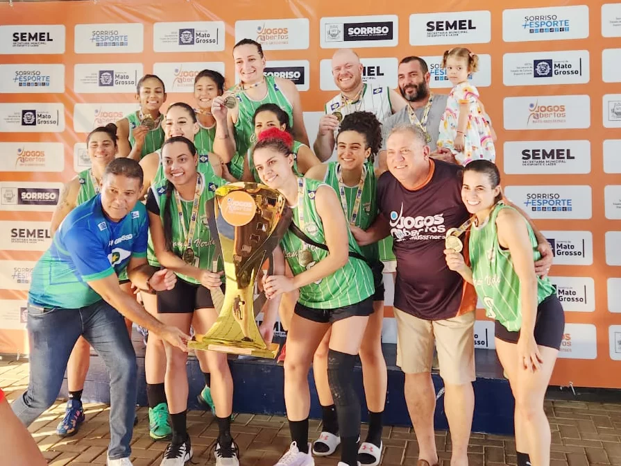 Equipes de Campo Verde brilham nos Jogos Abertos de MT e conquistam o bicampeonato no basquete masculino e feminino