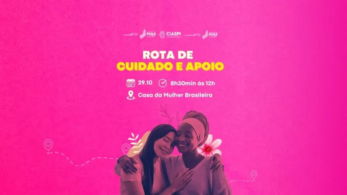 Sempi e Ciaspi promovem Rota de Cuidados e Apoio nesta terça-feira (29)A agenda faz alusão ao Dia Internacional de Cuidado e Apoio, conjuntamente à Campanha do Outubro Rosa