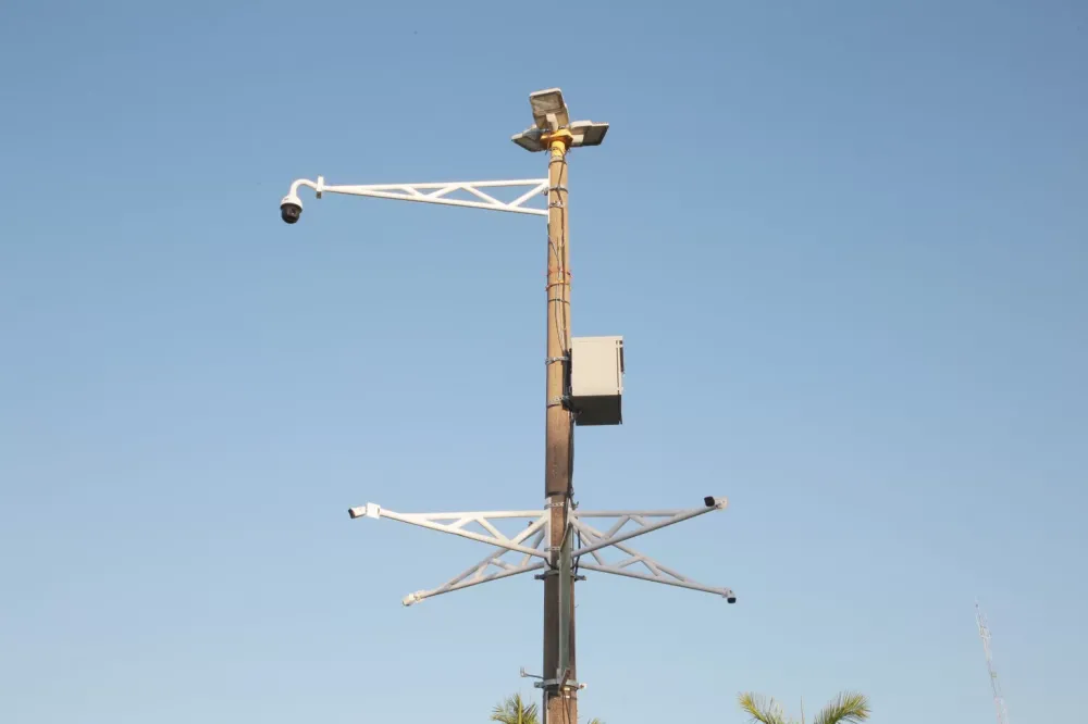Com 700 câmeras de monitoramento, número de roubos cai em Campo Verde