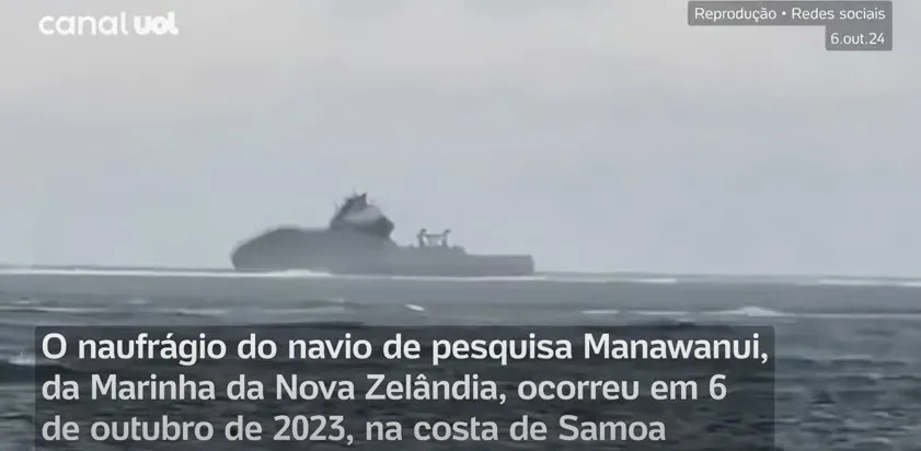 Falha absurda fez navio da Marinha da Nova Zelândia naufragar com 75 pessoas; entenda como aconteceu