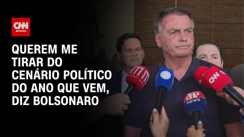 Querem me tirar do cenário político do ano que vem, diz Bolsonaro 