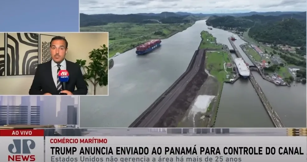 Trump nomeia enviado ao Panamá após pedir que EUA reafirmem controle sobre canal