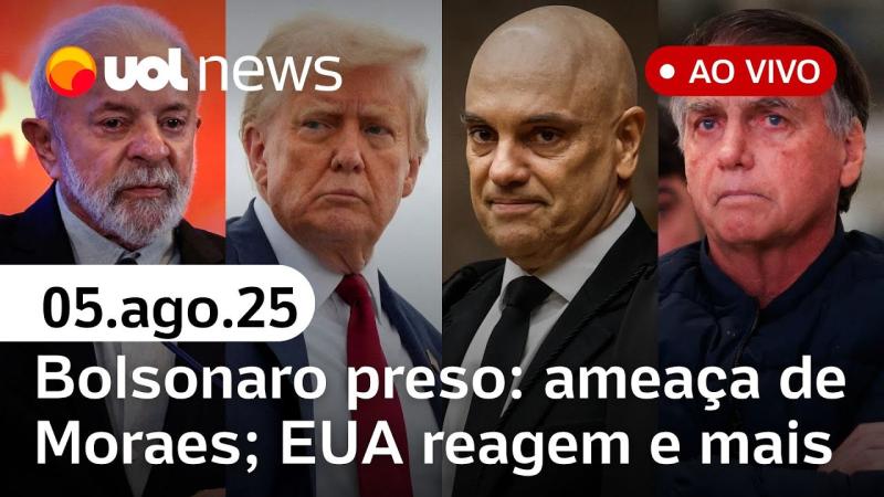 Bolsonaro preso: Eduardo atacou Moraes 6 h antes; EUA reagem