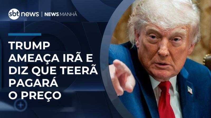  Trump ameaça Irã após troca de ataques: 