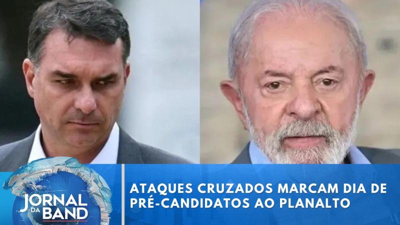  Flávio Bolsonaro chama Lula de ‘Chefe do PCC’; Zema nega aliança com Caiado | Jornal da Band