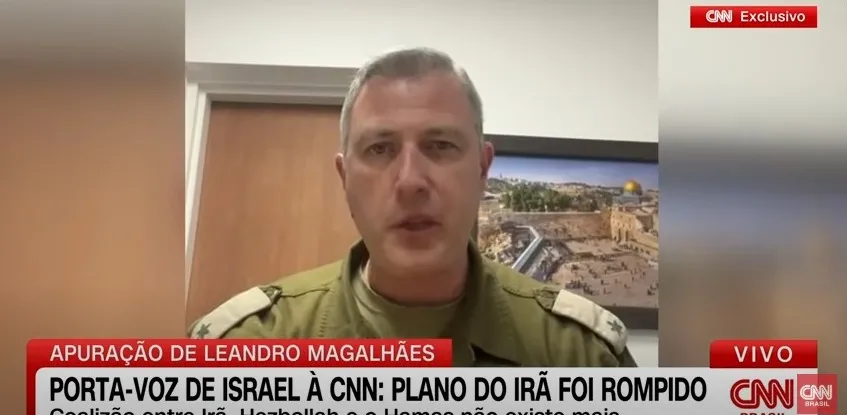Leandro Magalhães: Porta-voz de Israel diz à CNN que plano do Irã foi rompido