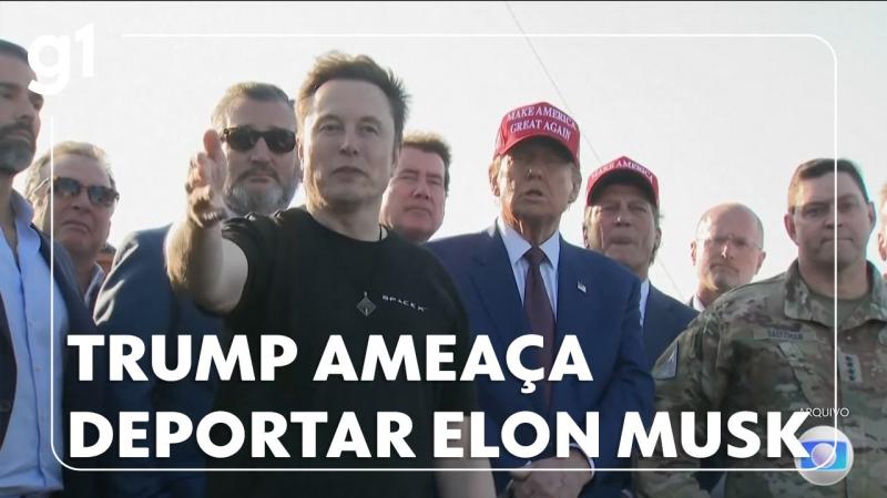 Trump diz que vai pensar na possibilidade de deportar Elon Musk