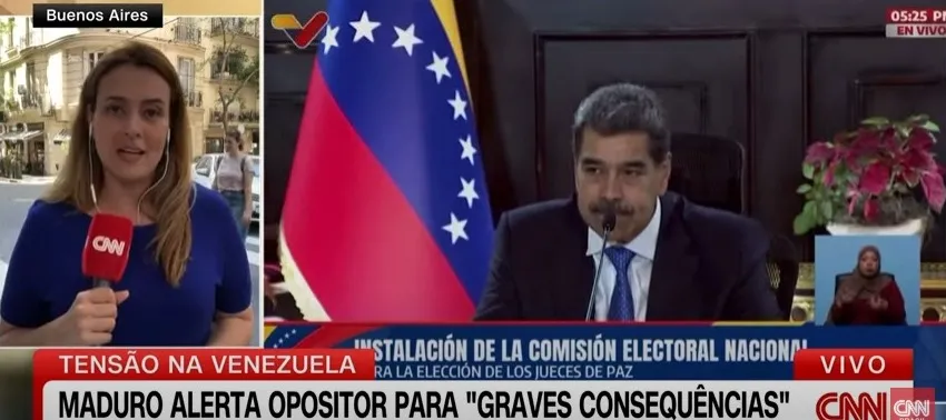 Tensão na Venezuela: Maduro alerta opositor para “graves consequências