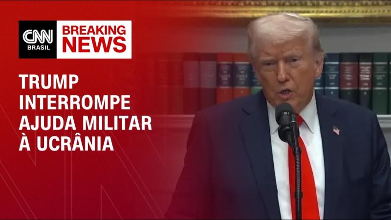 Trump interrompe ajuda militar à Ucrânia