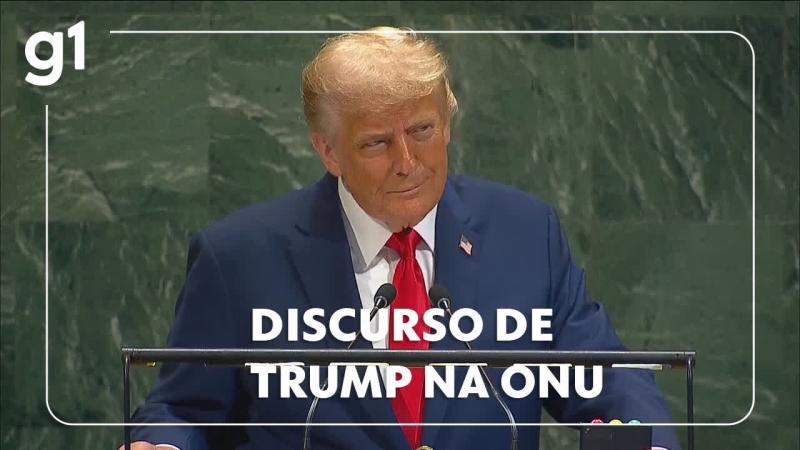 Confira a discurso de Donald Trump na ONU