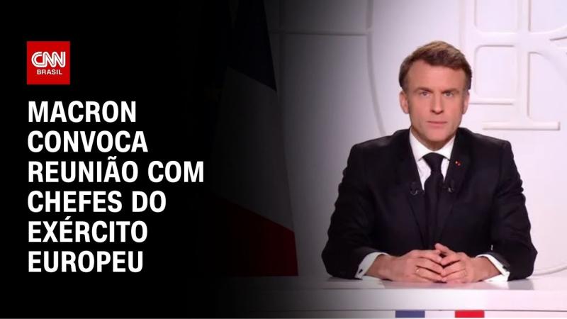 Macron convoca líderes europeus para reunião sobre Ucrânia