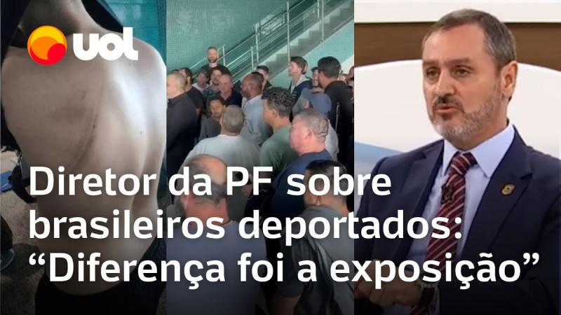 Brasileiros deportados: 'Diferença foi exposição', diz chefe da PF sobre brasileiros ilegais nos EUA